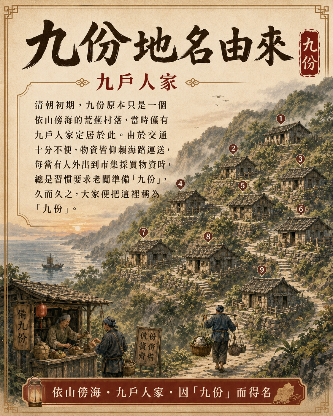 九份地名由來